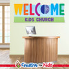 Custom Welcome Wall Decal Dots can be personalized for your Children's Ministry sign-In, registration, or family check in area.