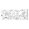Noah’s Ark Bible coloring table runner with animals two by two, large Christian kids activity for Sunday school, homeschool, and church classrooms.