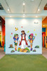 Jesus hiking with kids wall decal in Sunday school classroom