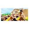Joshua and walls of Jericho banner for kids ministry lessons