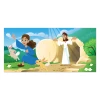 Resurrection Sunday empty tomb Bible story banner