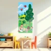 Jesus with children Sunday school wall decor