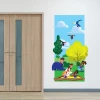 Jesus playing with children wall decal
