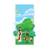 Jesus teaching children wall decal kids ministry Bible story scene
