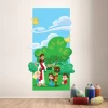 Jesus teaching children wall decal Christian classroom Bible decor kids