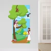 Zacchaeus in tree Bible story wall decal