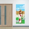 Jesus shepherding flock homeschool wall decal for kids