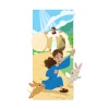 Jesus is risen empty tomb Easter resurrection wall decal kids ministry scene