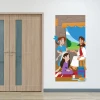 Jesus teaching Mary and Martha wall decal