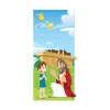 Abraham and Isaac altar wall decal