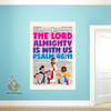 The Lord Almighty Is With Us Bible Verse Scripture Page Wall Decal inspire children and family to hide the word of God in their hearts. Creative For Kids wall decals bring the Bible to life in your Sunday School class, kids church, or Children's Ministry hallways.