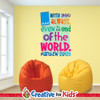Bright Scripture wall decal displaying Galatians 6:9 for Sunday school classrooms.