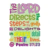 The Lord directs the steps Scripture wall decal for kids ministry