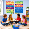 Bible verse wall decal collection inspiring children to live as Christlike examples.