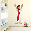 Jesus I am the Life With Hands Raised Bible Story Wall Decal encourages kids to spend time with Jesus as they walk down the children’s ministry hallway,in their Sunday School classroom, or in kids church.