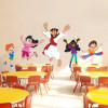 Jesus Rejoice With Me Bible Story Wall Decal Grouping is perfect for nursery wall art, preschool remodels, Sunday school decor, or children's church classrooms. Brighten any kids' space with this design!