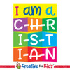 I Am A C-H-R-I-S-T-I-A-N Bible Verse Wall Decal offers an easy to install D.I.Y alternative to decorating your Nursery, PreK, Preschool, Sunday School classroom, or Children's Ministry hallway.