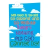 My God Is So Big Wall Decal Kids Ministry Classroom Poster