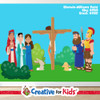 Jesus On The Cross Easter Crucifiction Wall Decal Groupings are easy to install and make a great Bible Story Scene for your Kids Church, Sunday School or Children's Ministry.