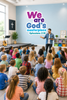 Ephesians 2:10 We are God's masterpiece wall decal in kids ministry classroom