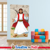 Jesus has Risen Elementary Bible Story Wall Decal will bring the Easter Story to life on the walls of your Sunday School, kids church, or Children's Ministry hallways.
