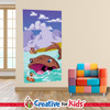 Jonah and the Whale Elementary Bible Story Wall Decal will bring the stories of the Bible to life on the walls of your Sunday School, kids church, or Children's Ministry hallways.