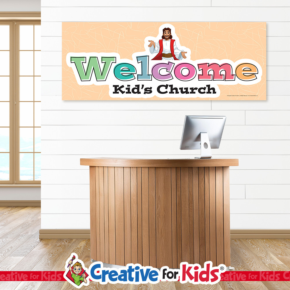 Welcome To Children's Church Banner