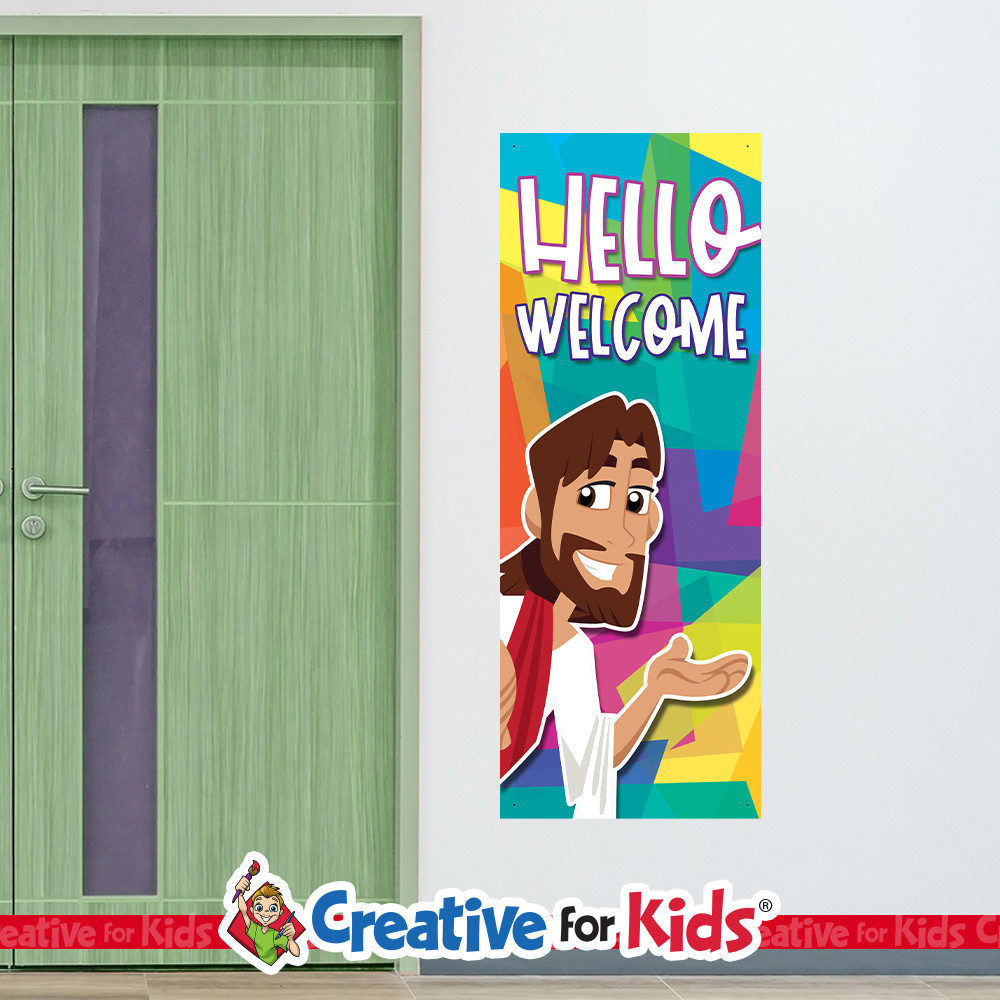 With Jesus Kids Church Wall Decal