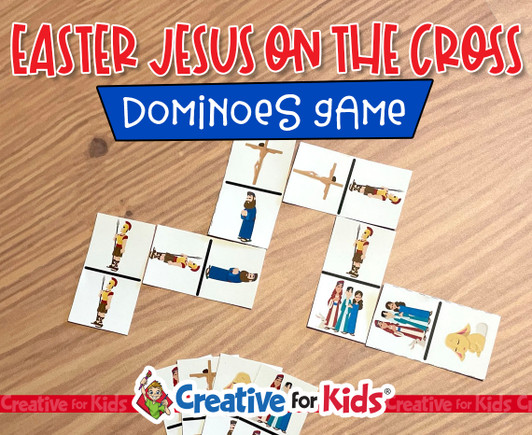 Easter Jesus on the Cross Bible Dominoes Game, Elementary Game, Preschool Game, Sunday School Printable, Game Printable, Game Activity, Bible Lesson, Christian Kids Activity, Sunday School Craft, Homeschool Printable, Books of the Bible Printable, Armor of God Printable, Preschool Activity, Nursery craft, Sunday School Printable, Home School Learning.