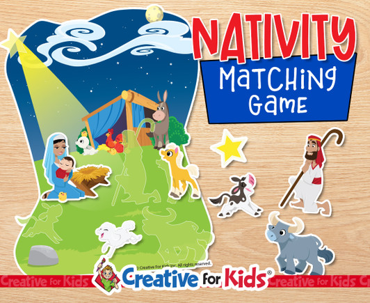 Nativity Matching Game, Elementary Game, Preschool Game, Sunday School Printable, Game Printable, Game Activity, Bible Lesson, Christian Kids Activity, Sunday School Craft, Home School Printable, Books of the Bible Printable, Armor of God Printable, Preschool Activity, Nursery craft, Sunday School Printable, Home School Learning.