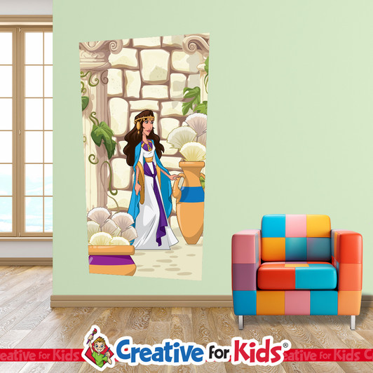 Queen Esther Elementary Bible Story Wall Decal will bring the stories of the Bible to life on the walls of your Sunday School, kids church, or Children's Ministry hallways.