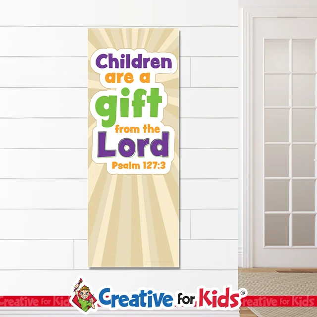 Banners - White Trim Scripture Banners - Page 1 - Creative for Kids