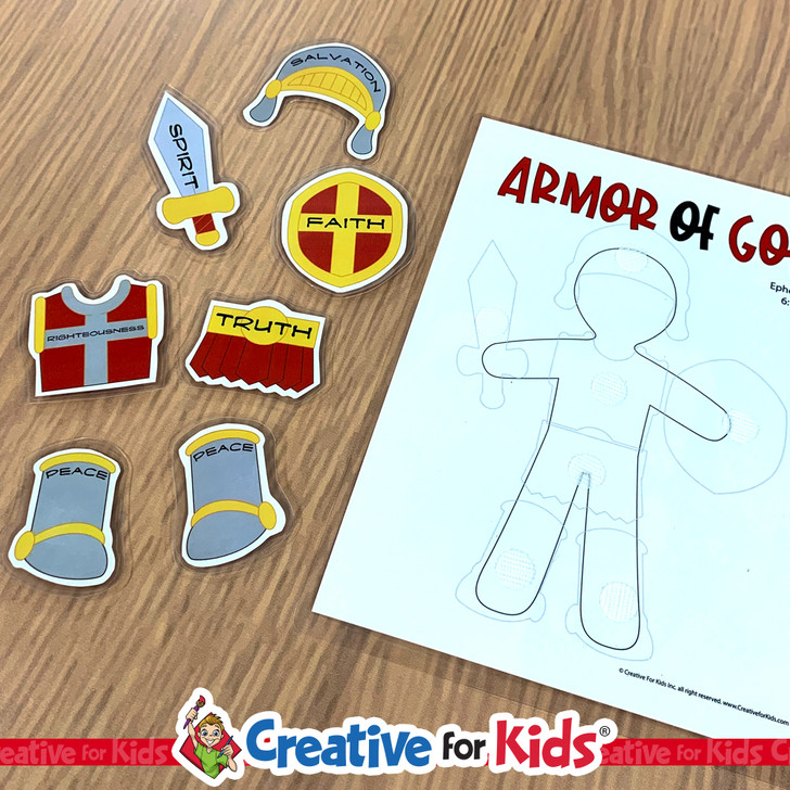 Armor of God Printable Activity, Bible Lesson, Ephesians, Sword Of The Spirit, Christian Kids Activity, Sunday School, Homeschool Printable.