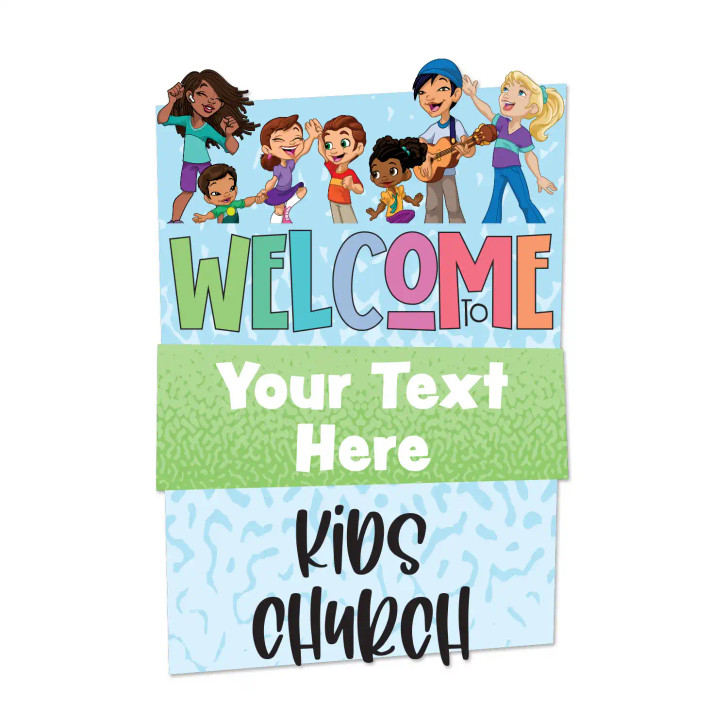 Custom Welcome to Kids Church Wall Decal