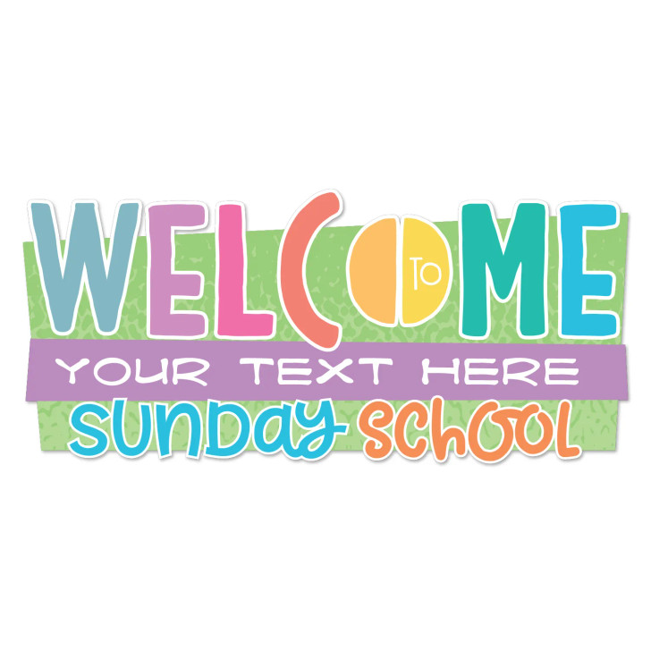 Custom Welcome to Children's Ministry Wall Decal H
