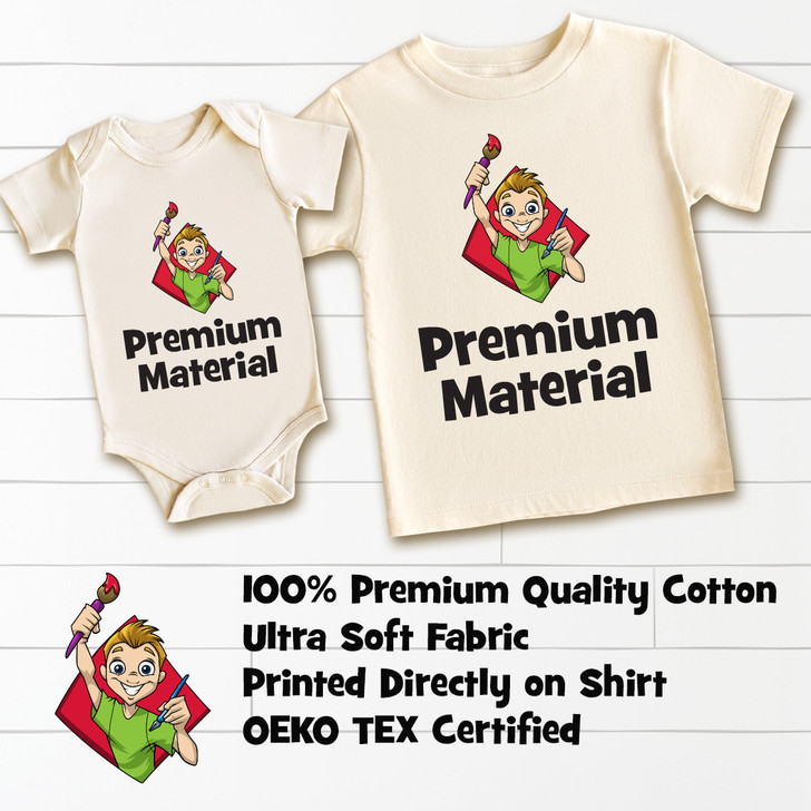 Our soft, premium baby onesie is perfect for a baby dedication ceremony. Made from cozy, breathable interlocking cotton, it includes snap closures for easy changing. Perfect for a special day and a cherished keepsake.