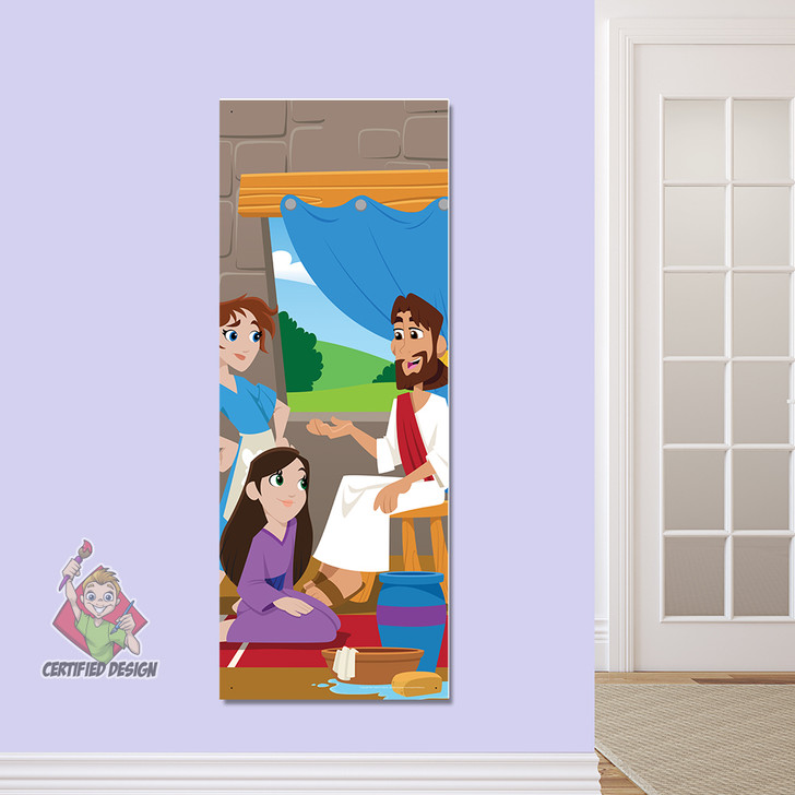 This Mary And Martha Bible Story Banner is a wonderful way to visually show this exciting bible story.