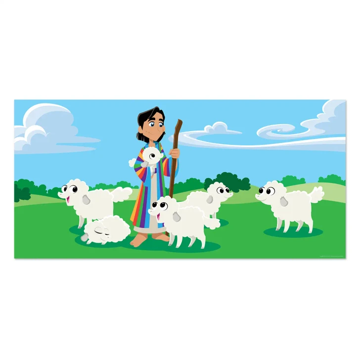 Joseph Coat Of Many Colors Bible Stories HOR Banner
