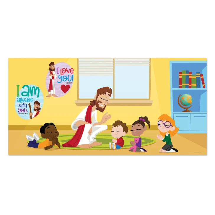 Jesus Pray With Me Bible Stories HOR Banner