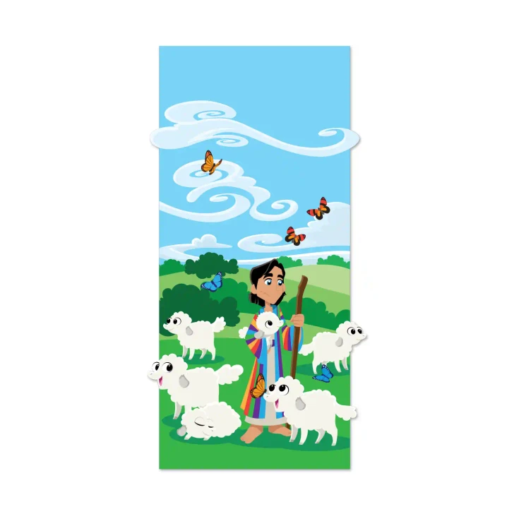 Joseph Coat Of Many Colors Scene Bible Story Wall Decal