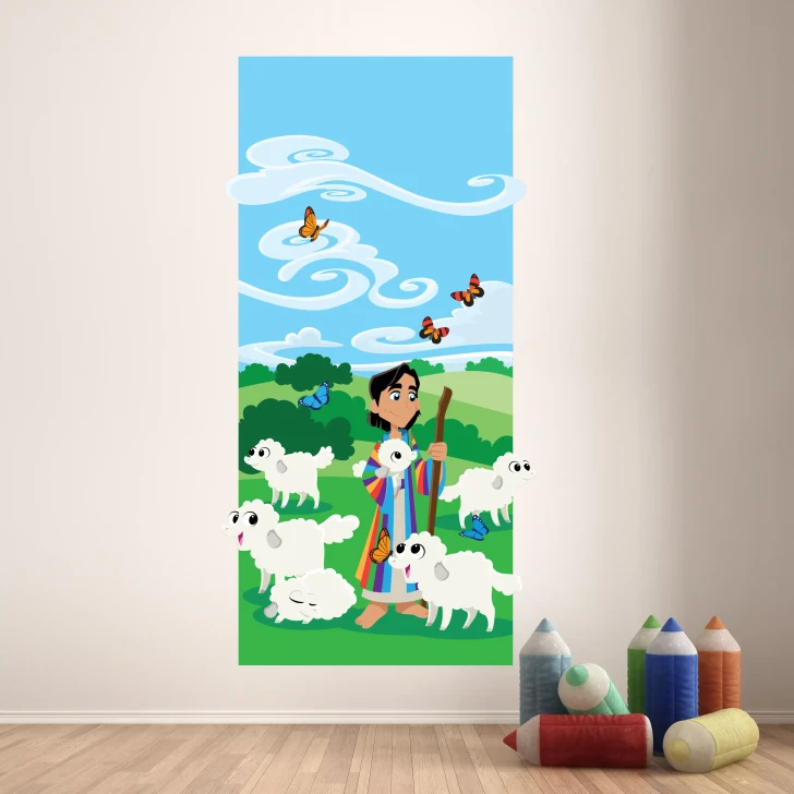 Old Testament Joseph wall decal for children's ministry