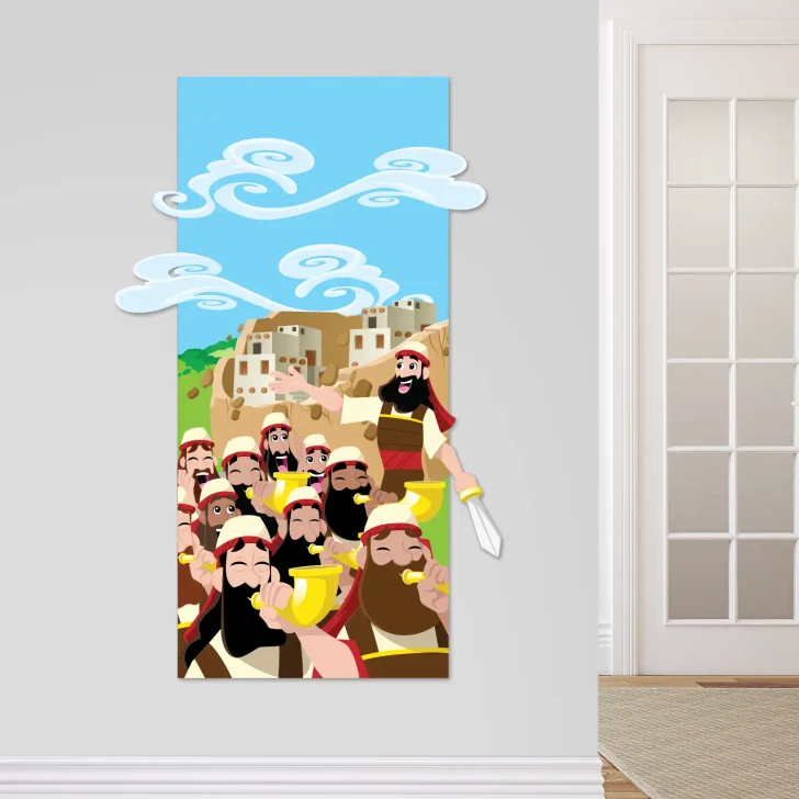 Old Testament Jericho wall decal for children's ministry