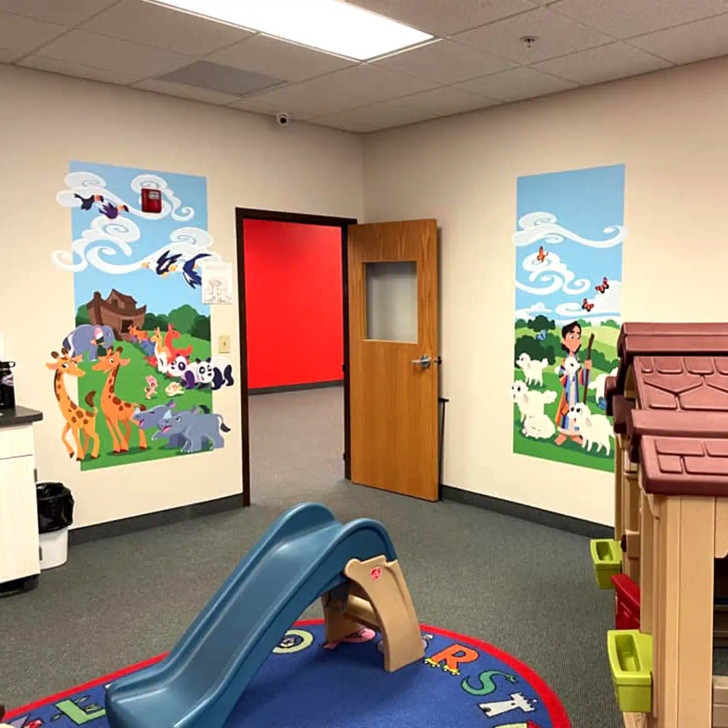 Lesson wall decal for Preschool classroom