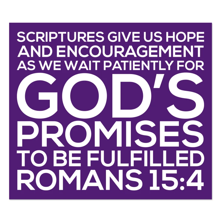 Scriptures Give Us Hope Crisp Designed Wall Decal