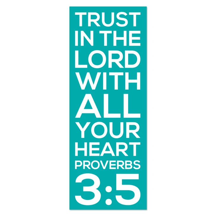 Trust The Lord Scripture Crisp Design Wall Decal