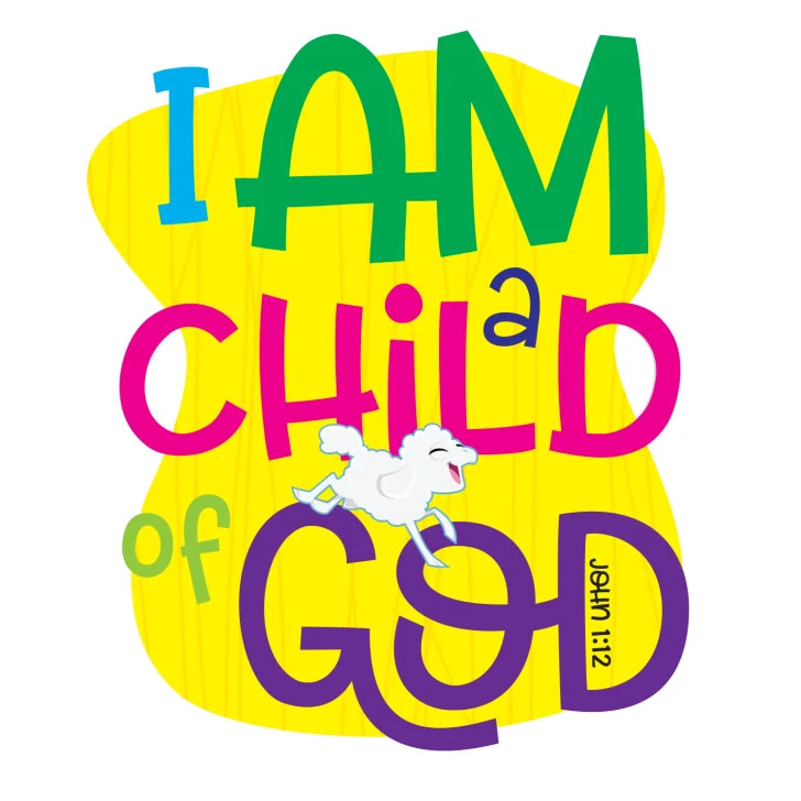 I Am A Child Of God Preschool Wall Decal