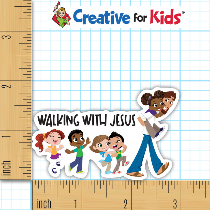 Walking with Jesus in Jeans Tiny Sunday School Stickers are a great resource if you need a gift, reward, or prize for volunteers or kids. Great for your Kids Church, Sunday School or Children's Ministry.