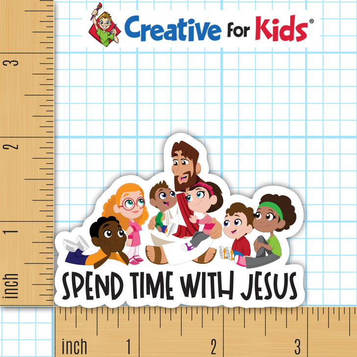 Spending Time With Jesus Tiny Sunday School Stickers are a great resource if you need a gift, reward, or prize for volunteers or kids. Great for your Kids Church, Sunday School or Children's Ministry.