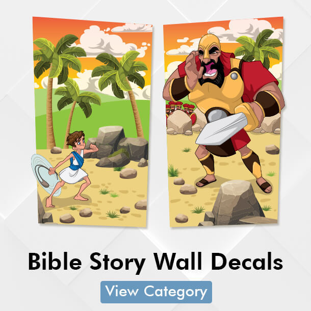 elementary bible story wall decals