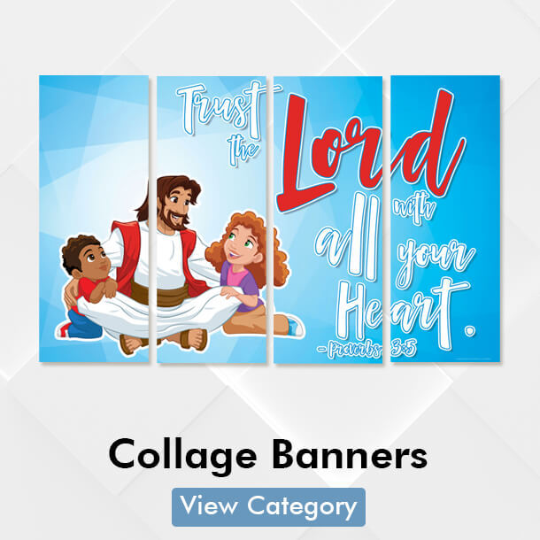 collage bible banners